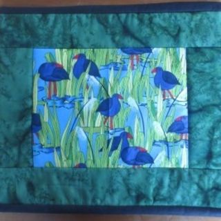 Pukeko & Toi Toi Table Mats - set of 4
