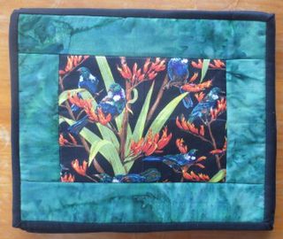 Tui in Flax Table Mats - set of 4 