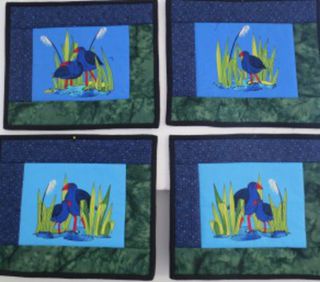 Pukeko Panel Table Mats