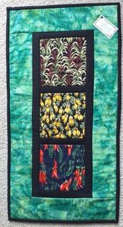 Three Flowers Wall Hanging