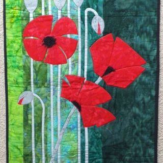 Poppies & Buds Wall Hanging