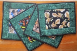 Four NZ Birds Table Mats